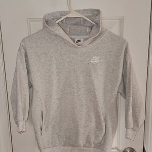 Nike Youth Light Gray Hoodie